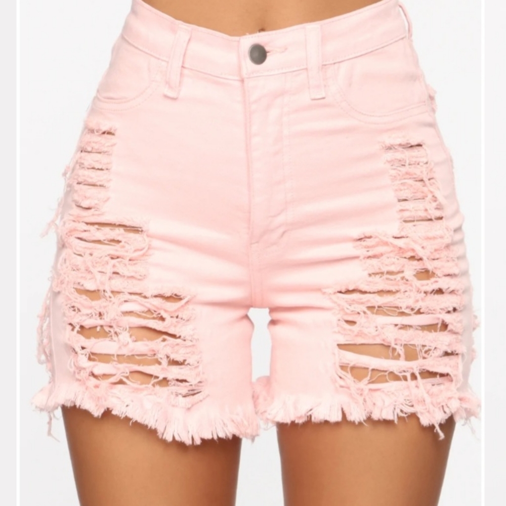 Fashion nova ripped shorts